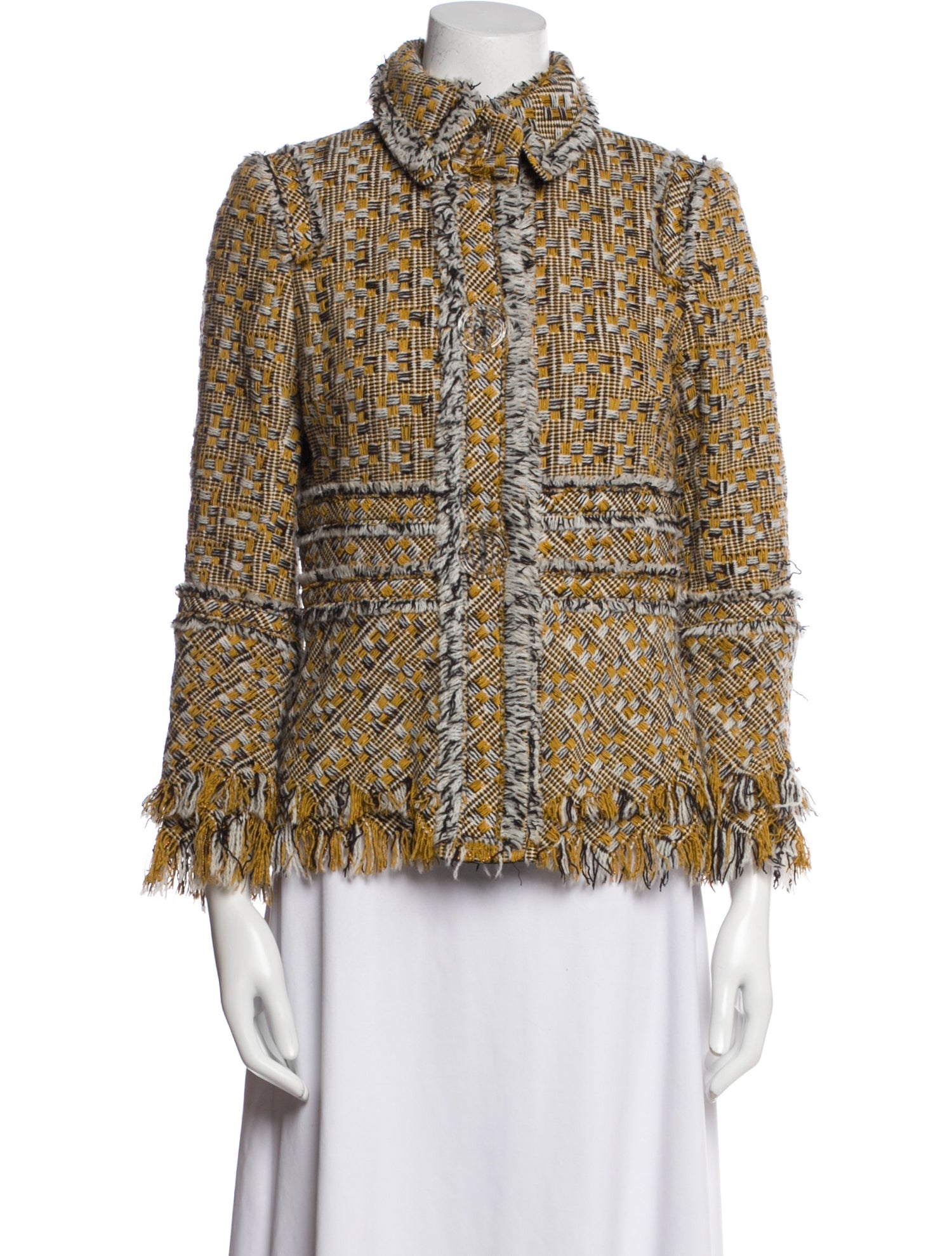 Tuleh Tweed Pattern Jacket
