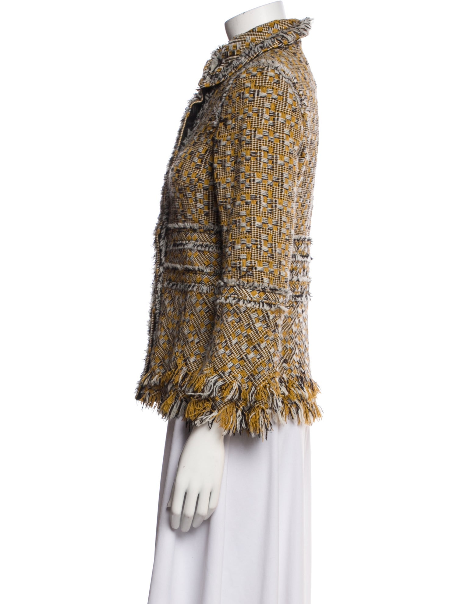 Tuleh Tweed Pattern Jacket