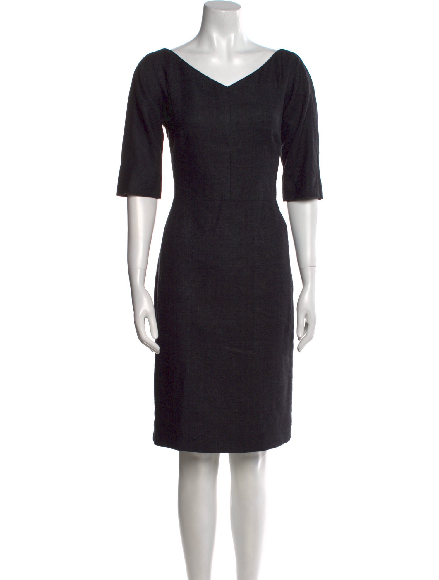 Tuleh Silk Knee-Length Dress