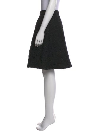 Tuleh Silk Knee-Length Skirt