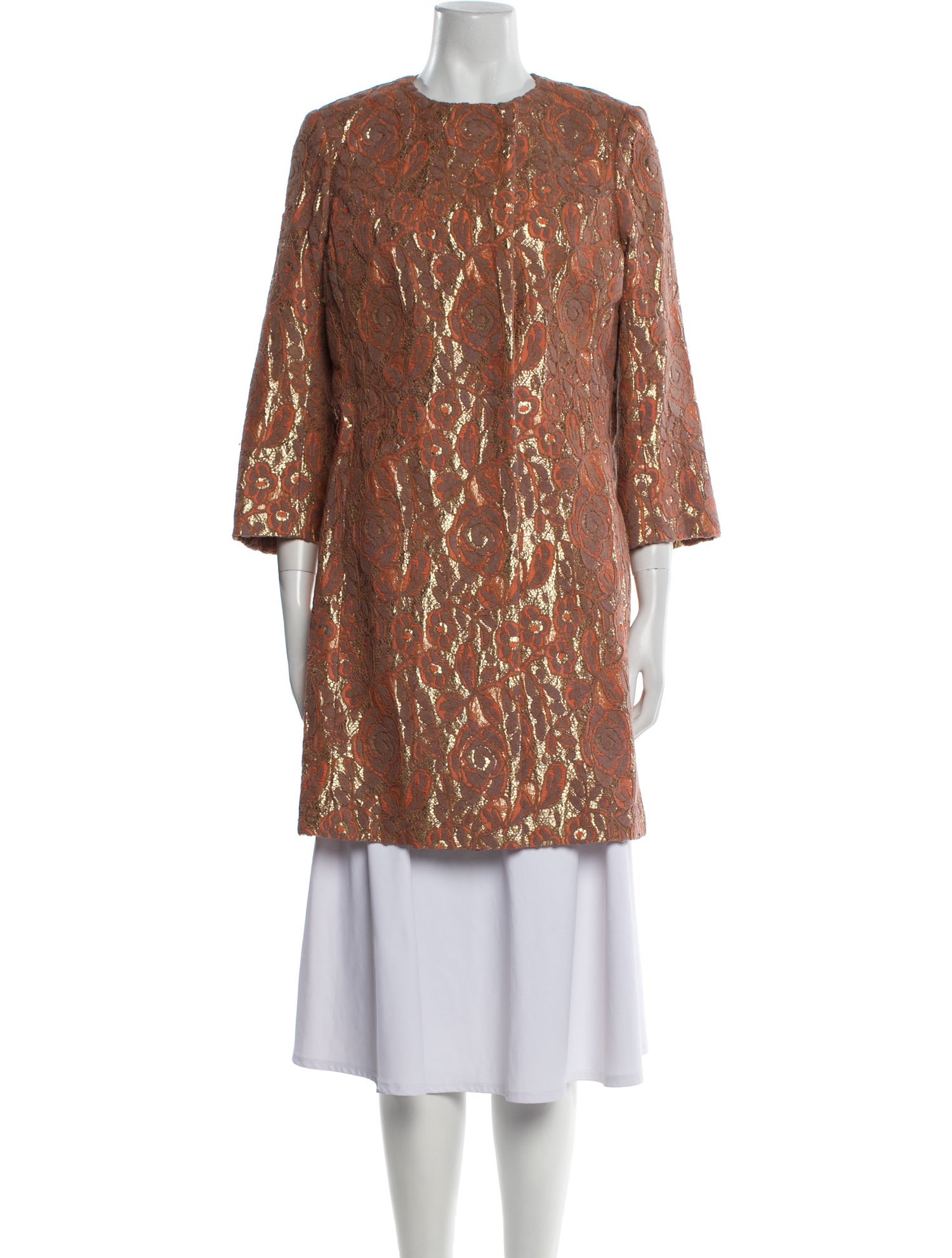 Tuleh Angora Printed Coat