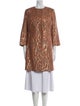 Tuleh Angora Printed Coat