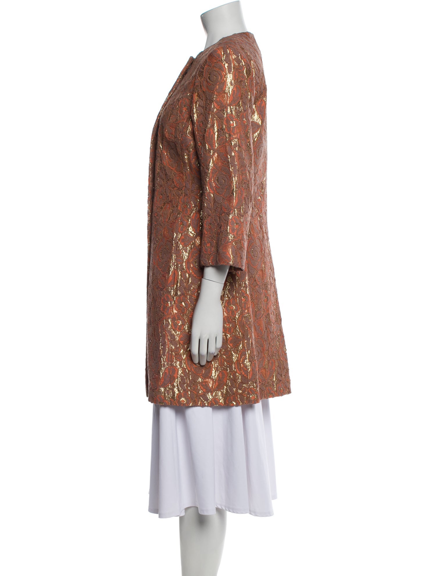 Tuleh Angora Printed Coat