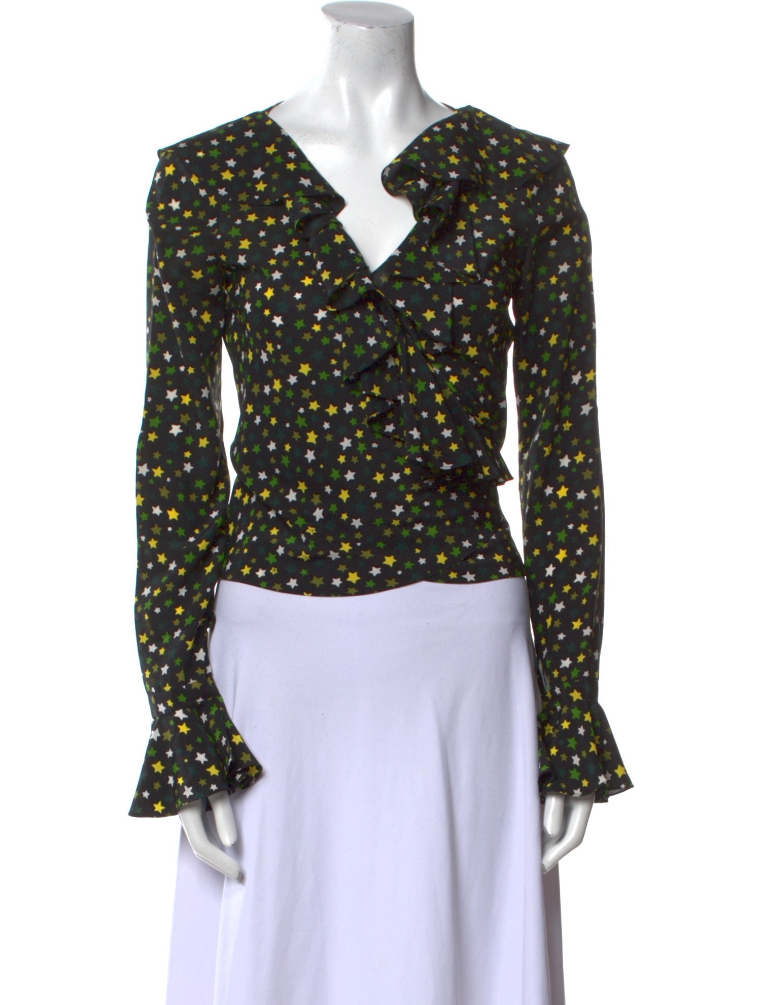 Tuleh Silk Printed Blouse