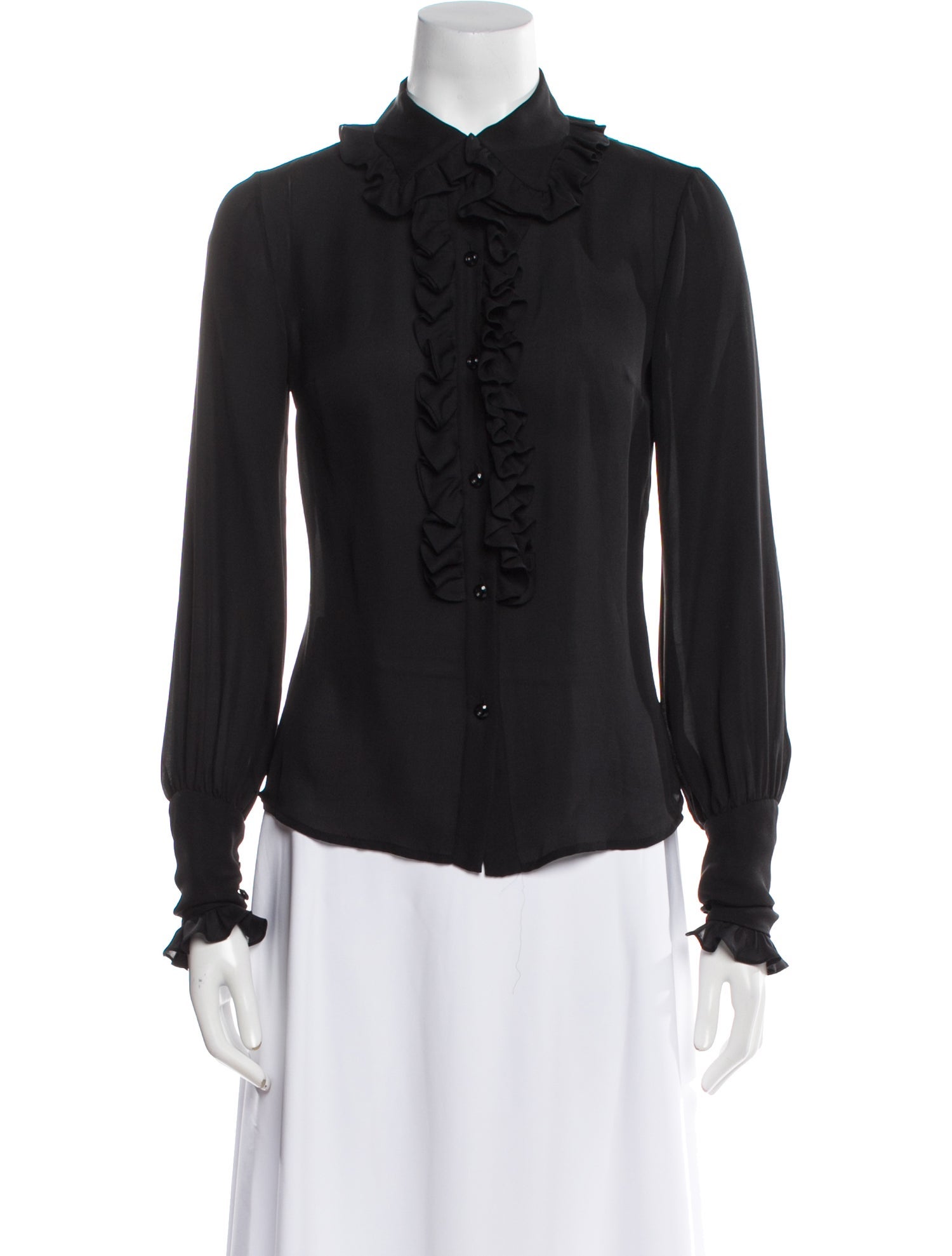 Tuleh Long Sleeve Button-Up Top