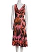 Tuleh Printed Midi Length Dress