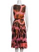 Tuleh Printed Midi Length Dress