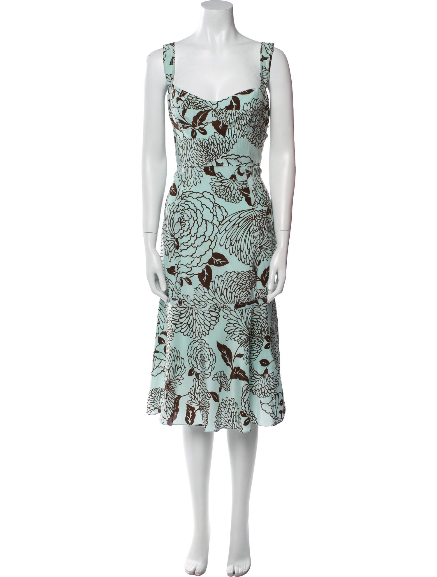 Tuleh Printed Midi Length Dress