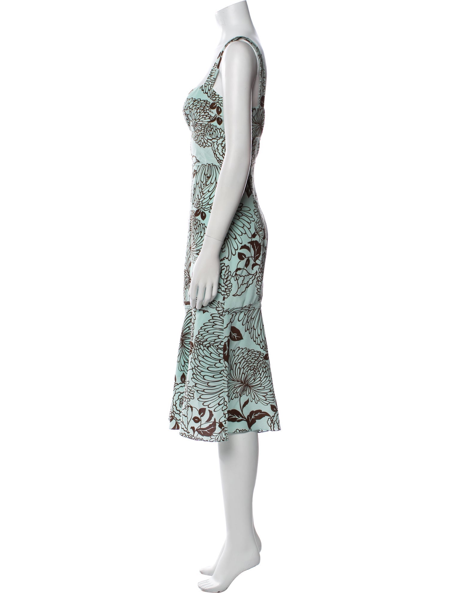 Tuleh Printed Midi Length Dress