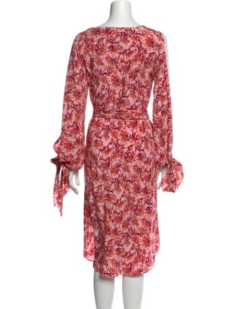 Tuleh Silk Knee-Length Dress