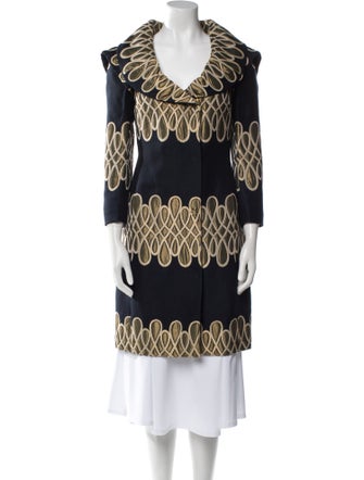 Tuleh Printed Peacoat