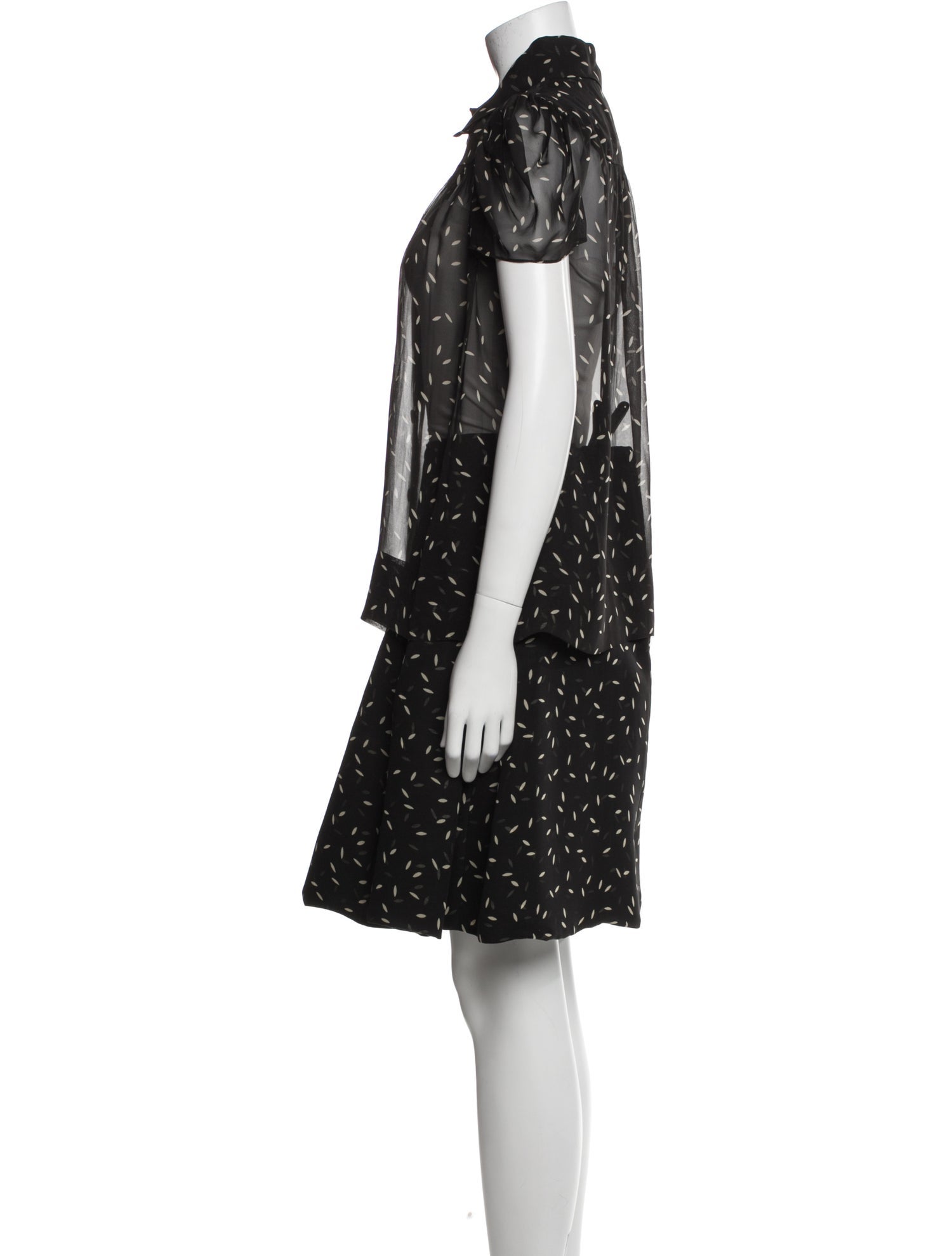 Tuleh Silk Printed Skirt Set