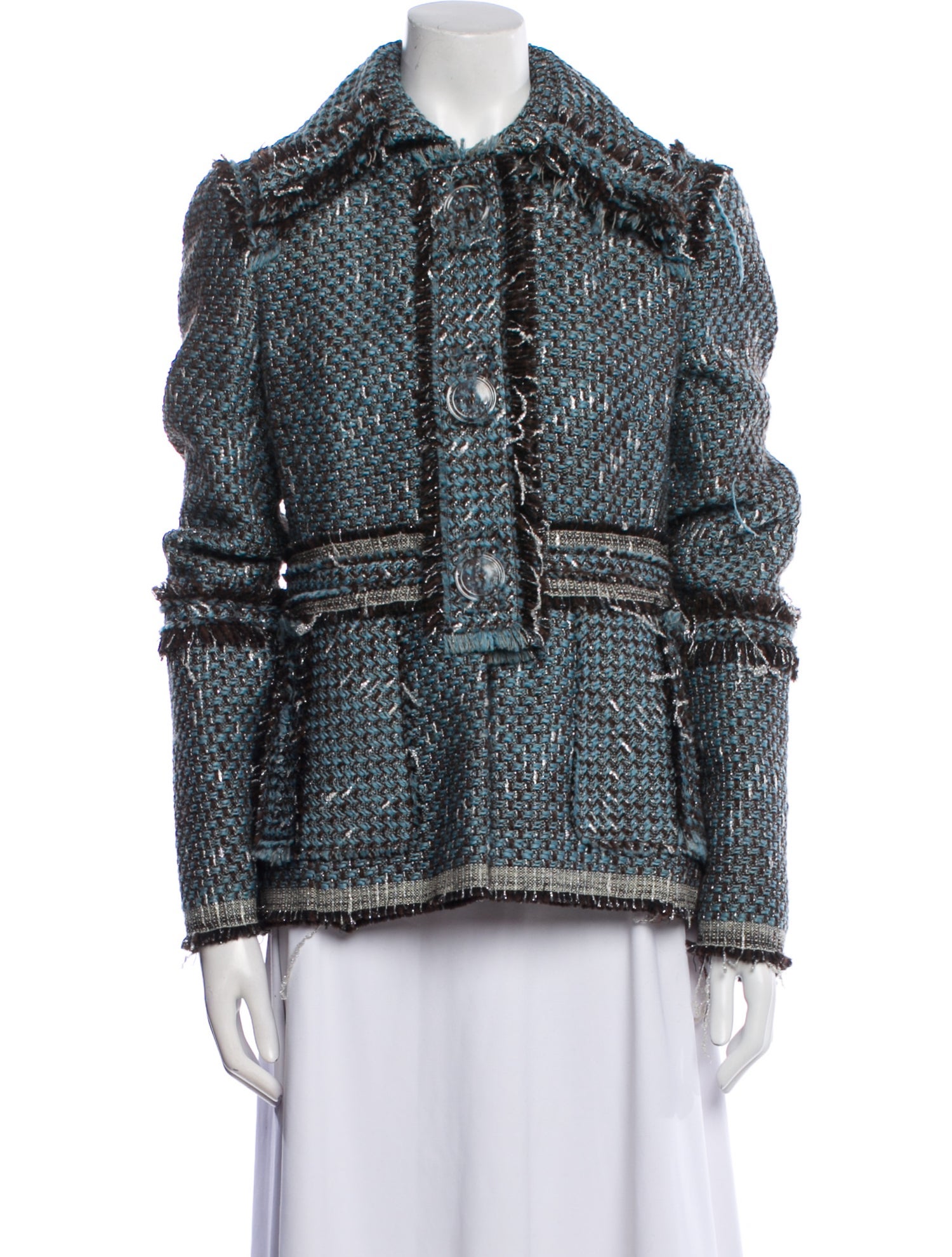 Tuleh Tweed Pattern Jacket