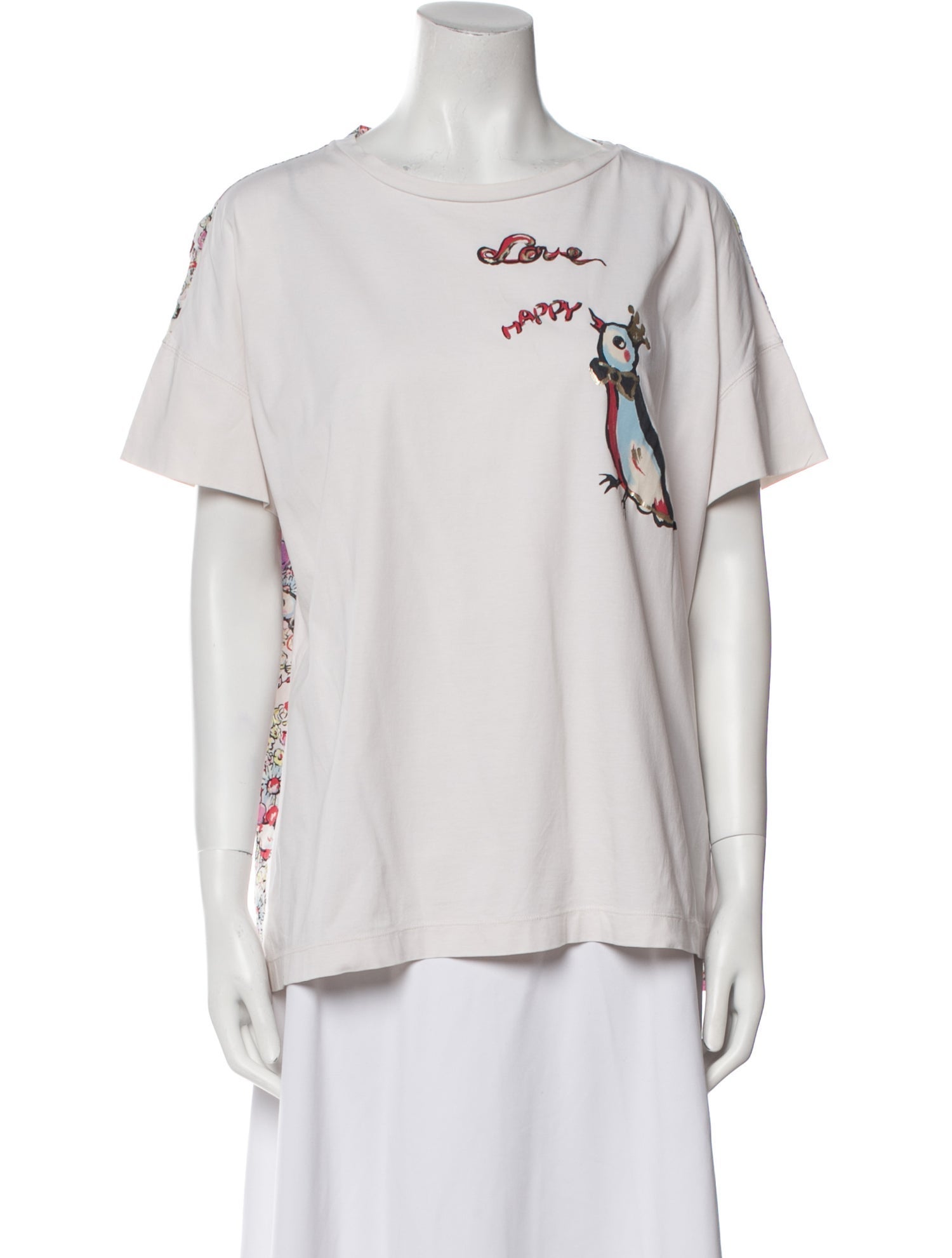Tsumori Chisato Graphic Print Crew Neck T-Shirt