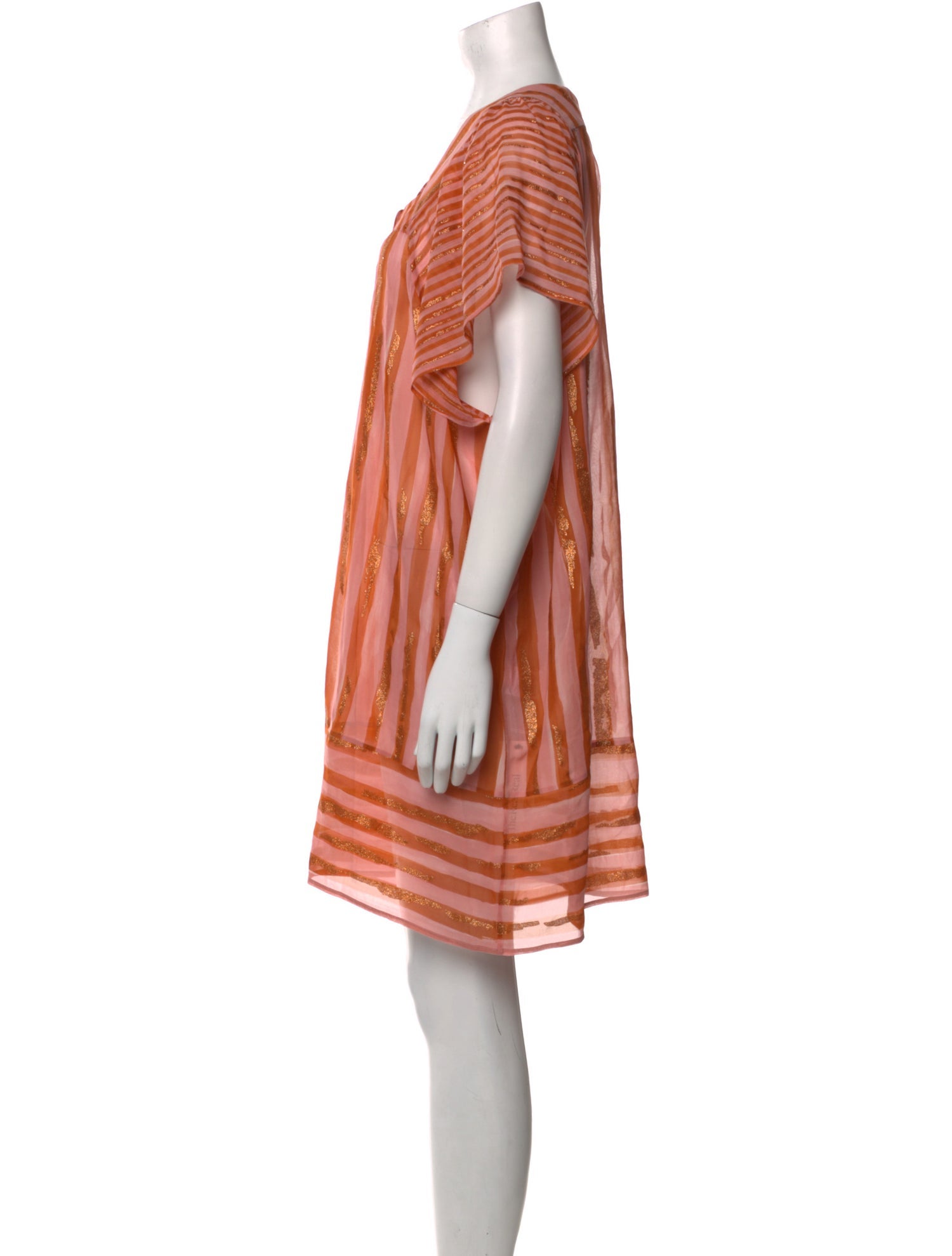 Tsumori Chisato Silk Mini Dress