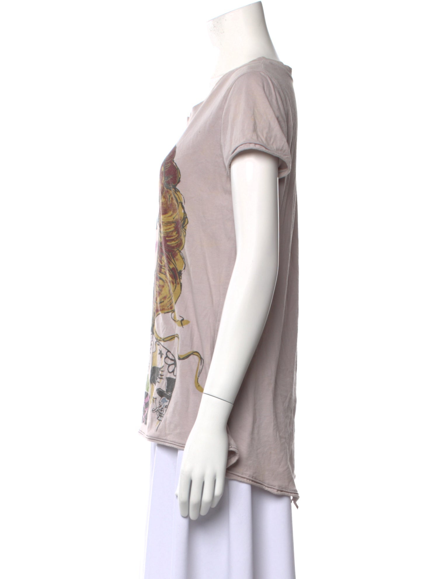 Tsumori Chisato Graphic Print Scoop Neck T-Shirt