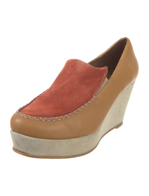 Tsumori Chisato Suede Whipstitch Trim Pumps