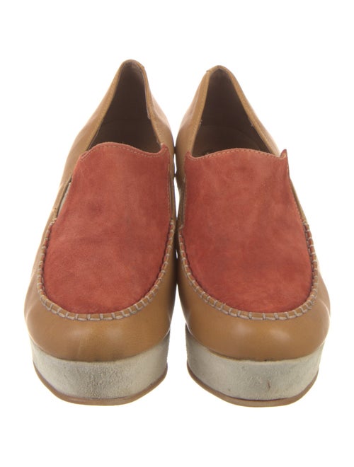 Tsumori Chisato Suede Whipstitch Trim Pumps