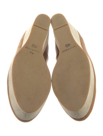 Tsumori Chisato Suede Whipstitch Trim Pumps