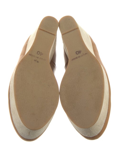 Tsumori Chisato Suede Whipstitch Trim Pumps