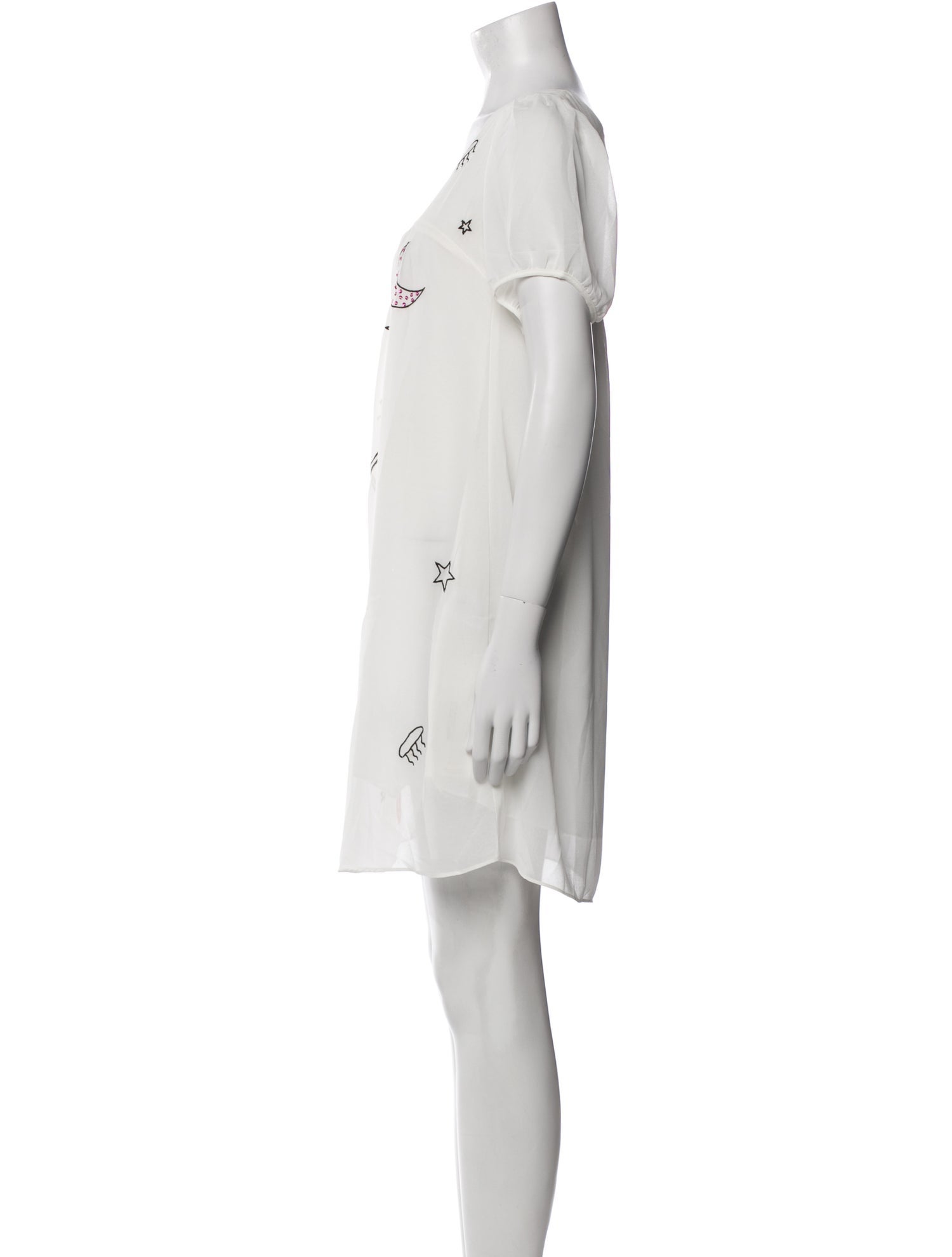 Tsumori Chisato Silk Mini Dress w/ Tags