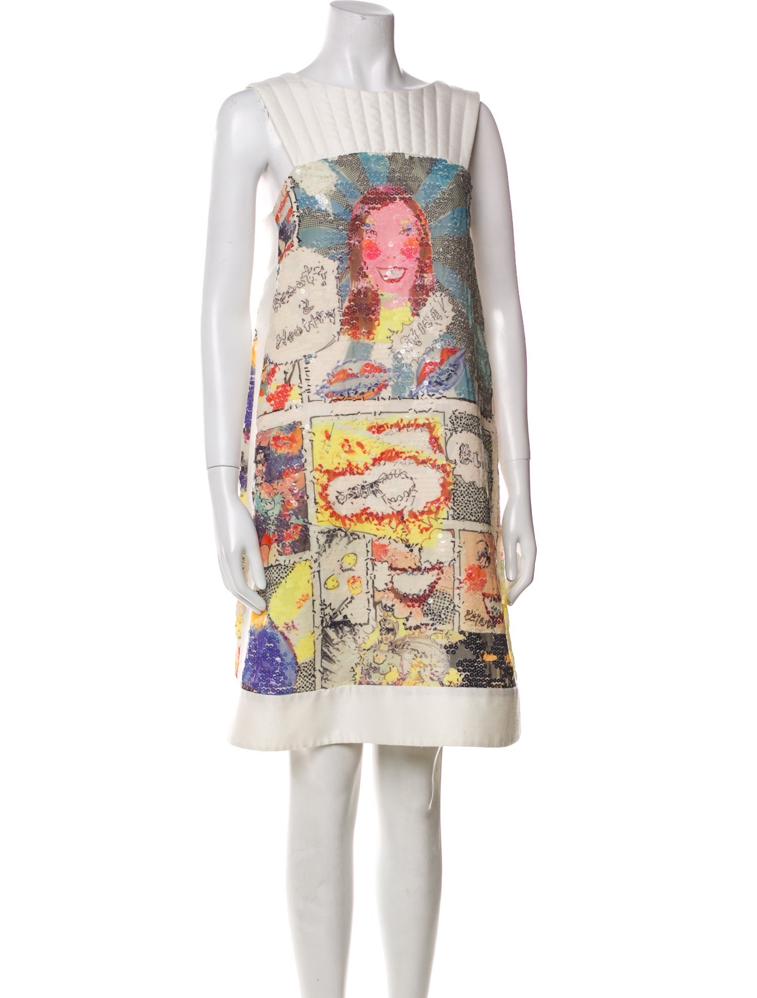Tsumori Chisato Printed Knee-Length Dress