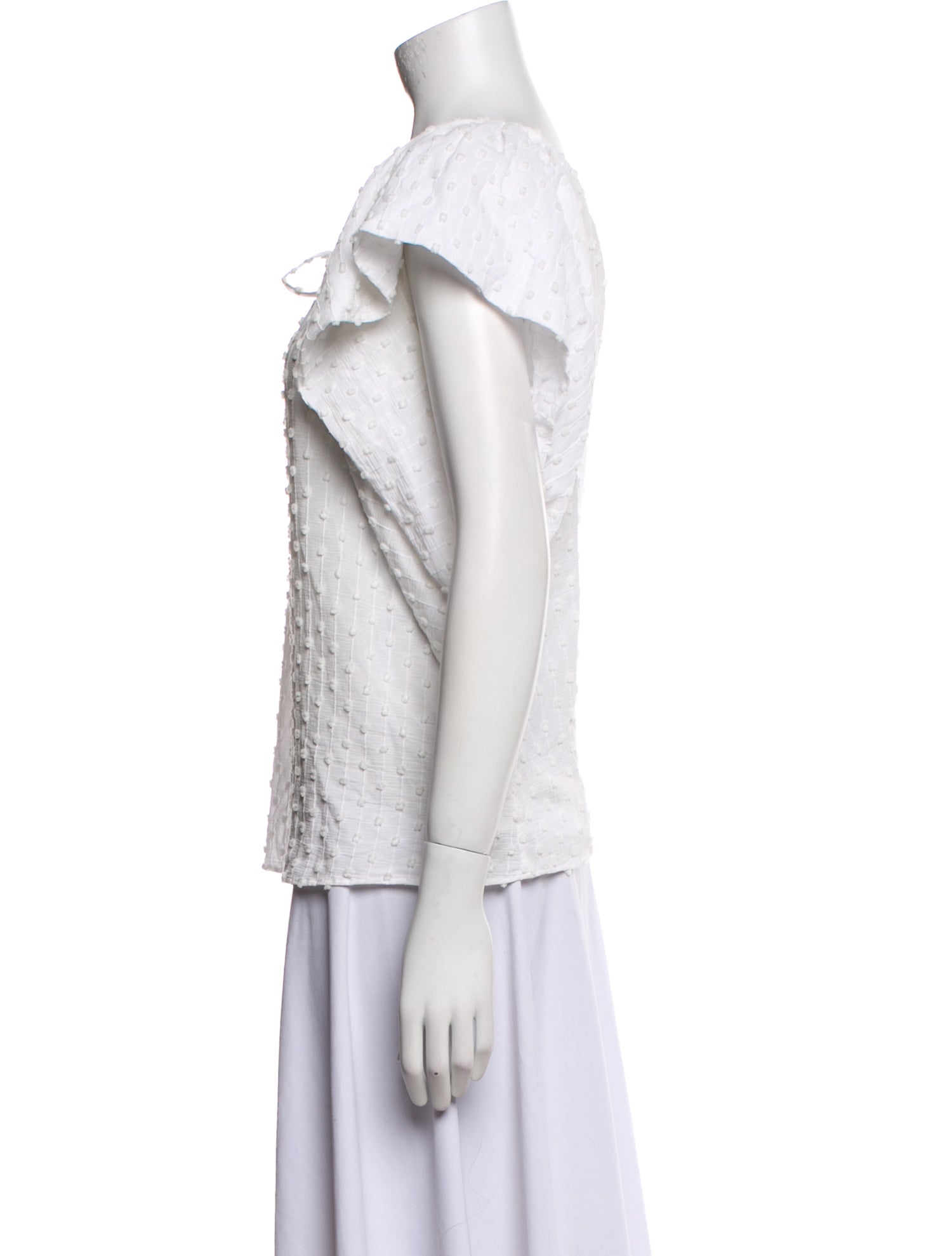 Tsumori Chisato Scoop Neck Short Sleeve Blouse