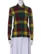 Tsumori Chisato Plaid Print Long Sleeve Button-Up Top