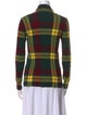 Tsumori Chisato Plaid Print Long Sleeve Button-Up Top