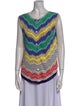 Tsumori Chisato Printed Cowl Neck Button-Up Top