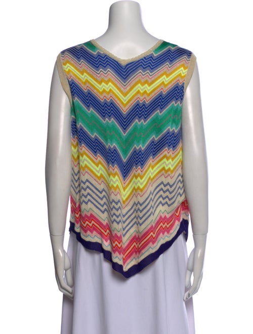 Tsumori Chisato Printed Cowl Neck Button-Up Top