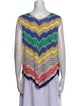 Tsumori Chisato Printed Cowl Neck Button-Up Top