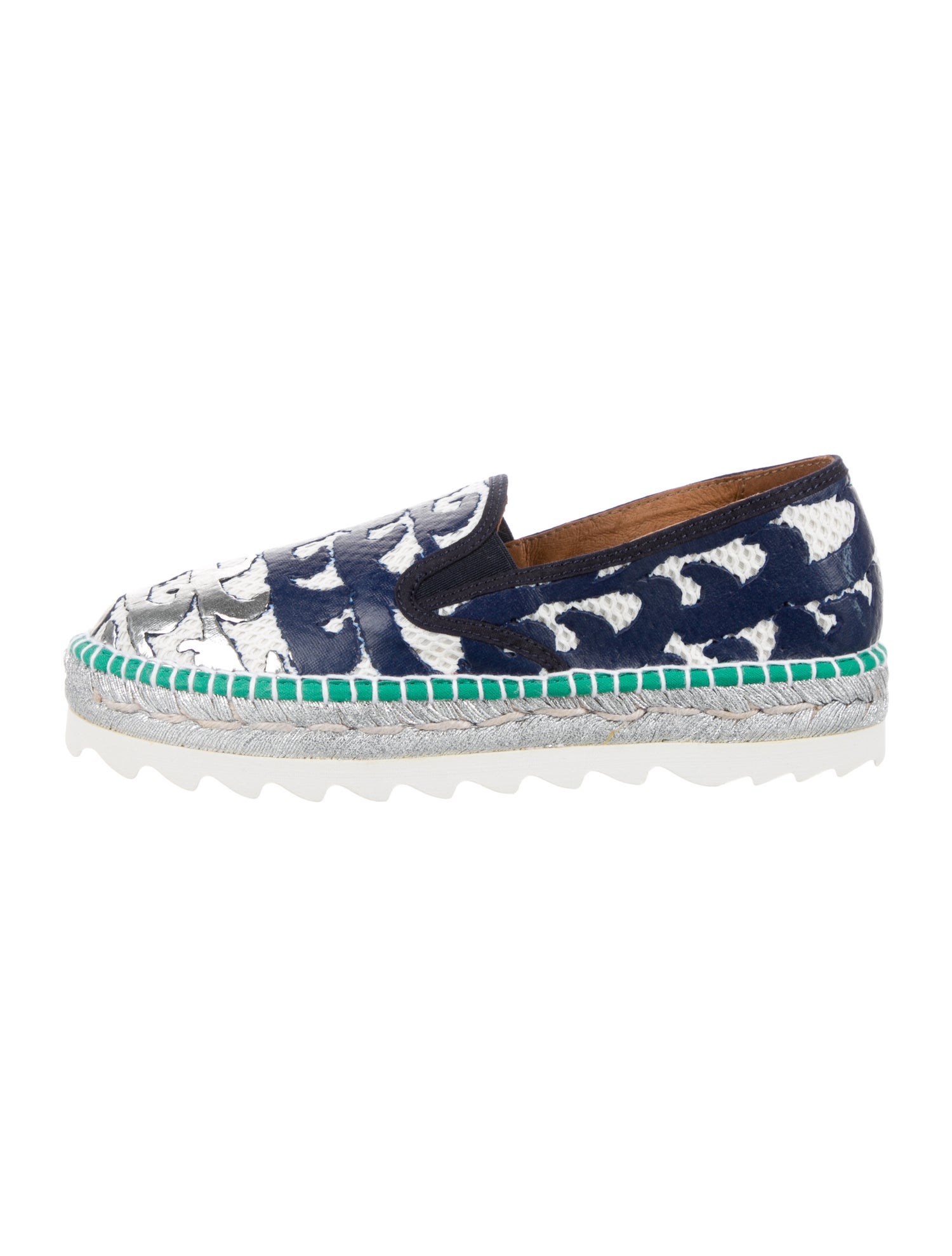 Tsumori Chisato Leather Printed Espadrilles