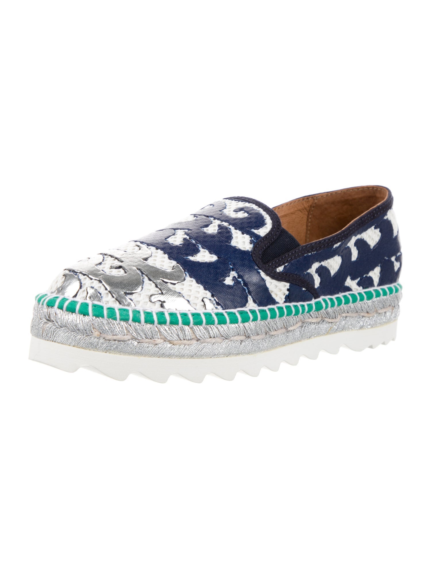 Tsumori Chisato Leather Printed Espadrilles