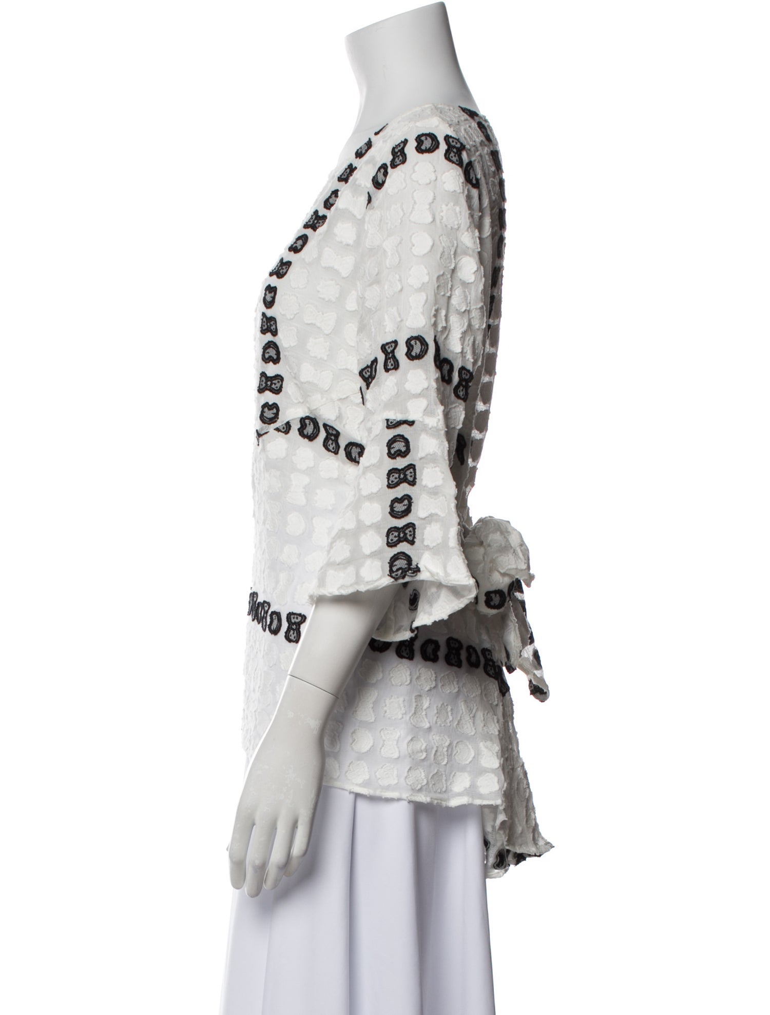 Tsumori Chisato Printed Scoop Neck Blouse