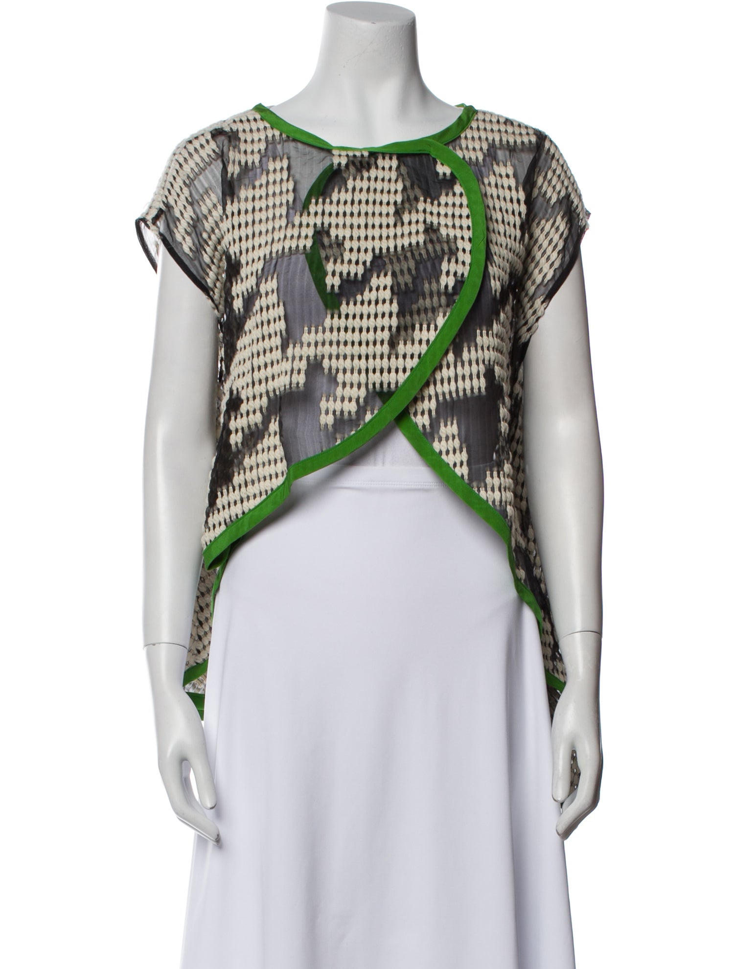 Tsumori Chisato Wool Printed Vest