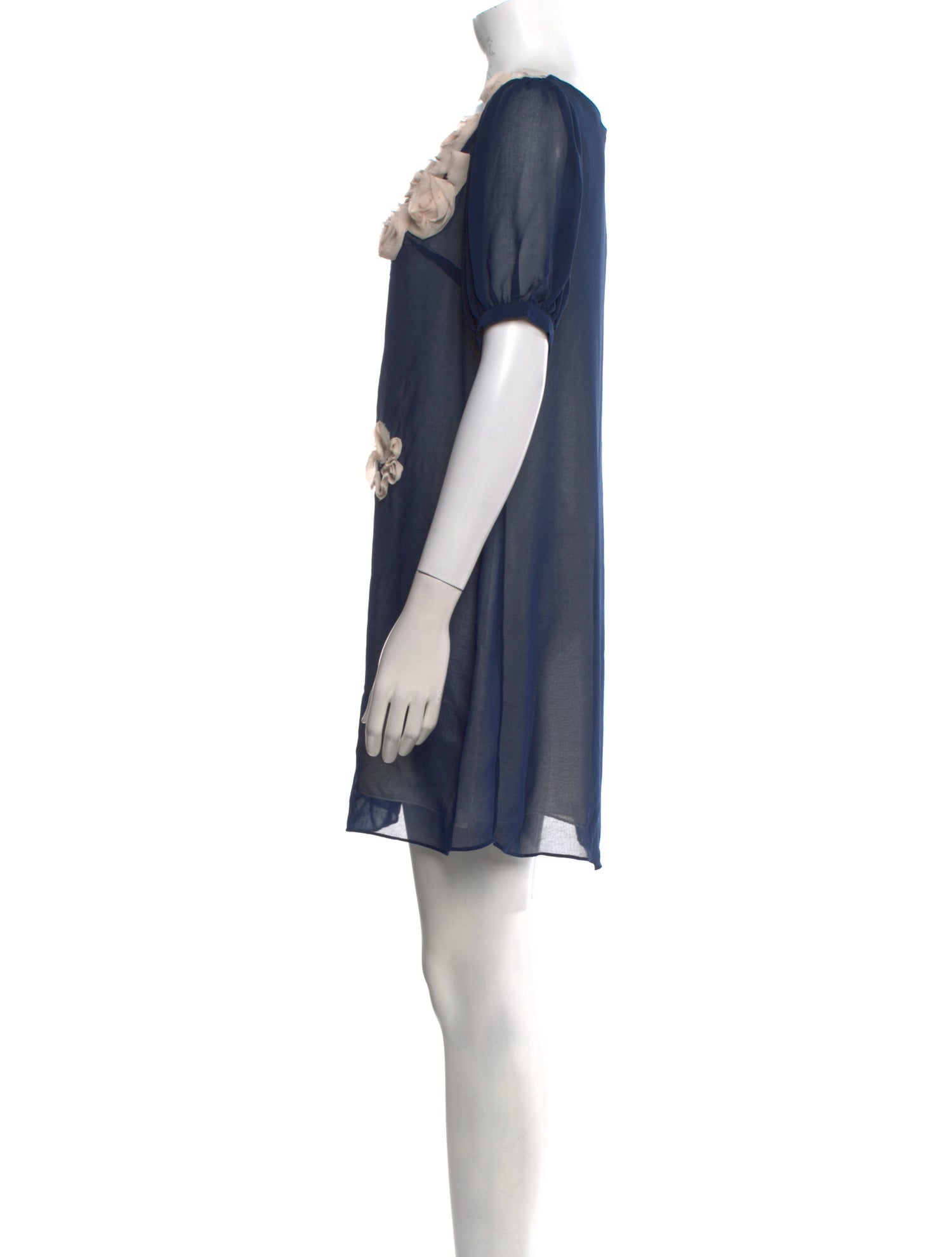 Tsumori Chisato Silk Mini Dress