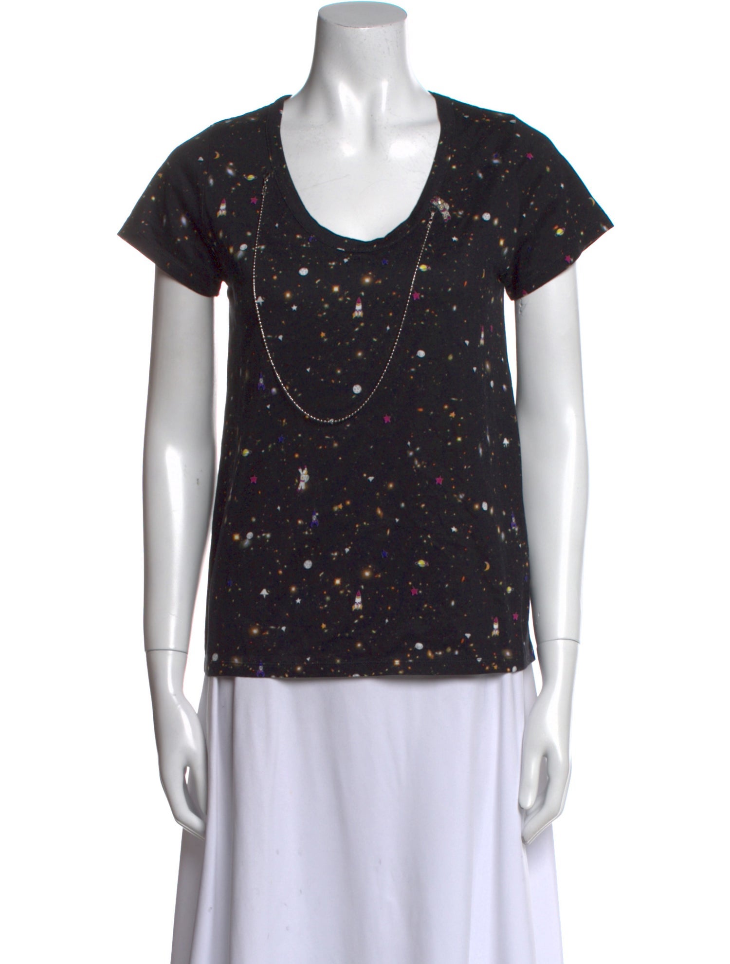 Tsumori Chisato Printed Scoop Neck T-Shirt