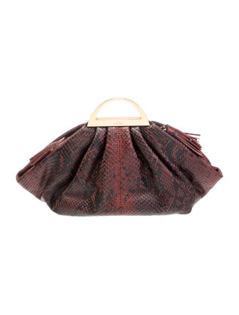 The Volon Embossed Leather Top Handle Bag