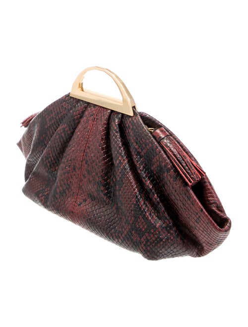 The Volon Embossed Leather Top Handle Bag