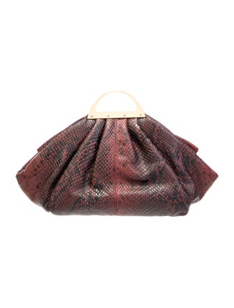 The Volon Embossed Leather Top Handle Bag