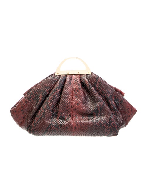 The Volon Embossed Leather Top Handle Bag