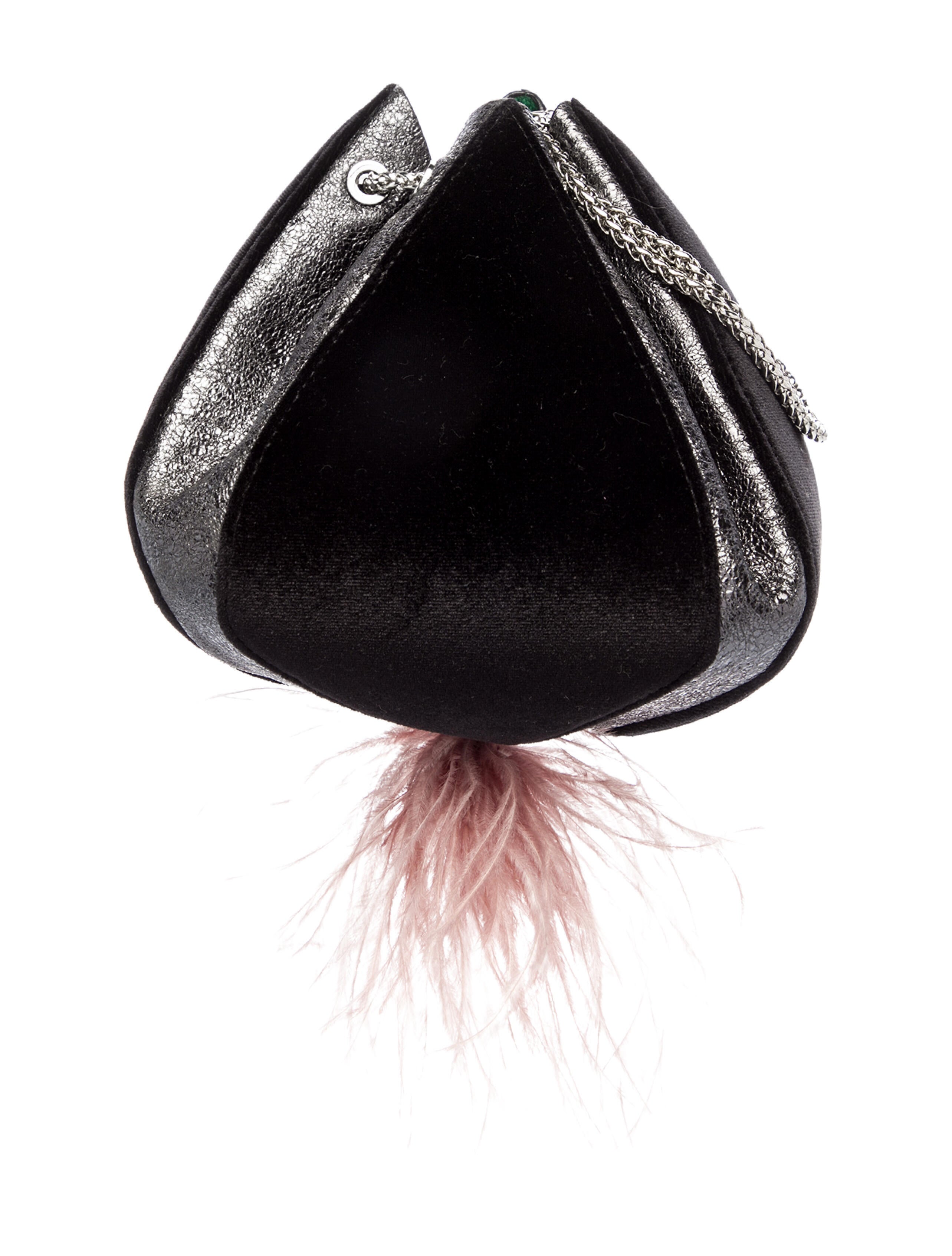 The Volon Velvet Top Handle Bag