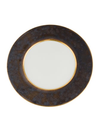 Tableware Jaune de Chrome Set of 6 Aguirre Gold Finition Chargers