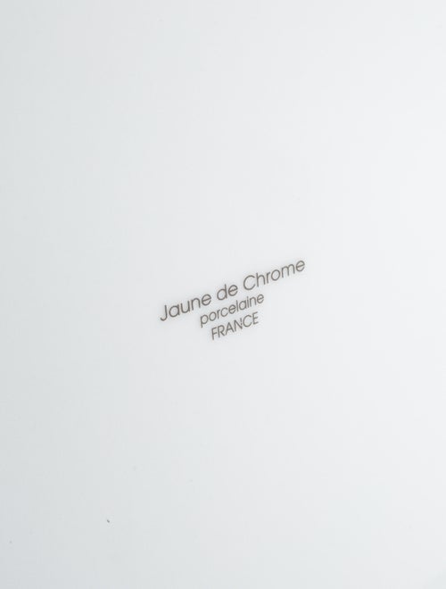 Tableware Jaune de Chrome Set of 6 Aguirre Gold Finition Chargers