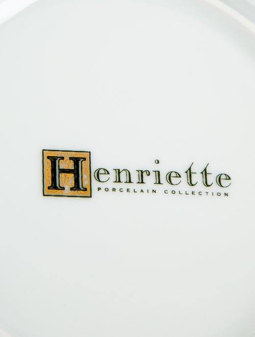 Tableware 49-Piece Henriette Porcelain Collection Tableware Set