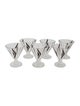 Tableware 7-Piece Art-Deco Style Glass Decanter Set