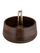 Tableware Vermillion Walnut Nut Bowl with Cracker and Picks