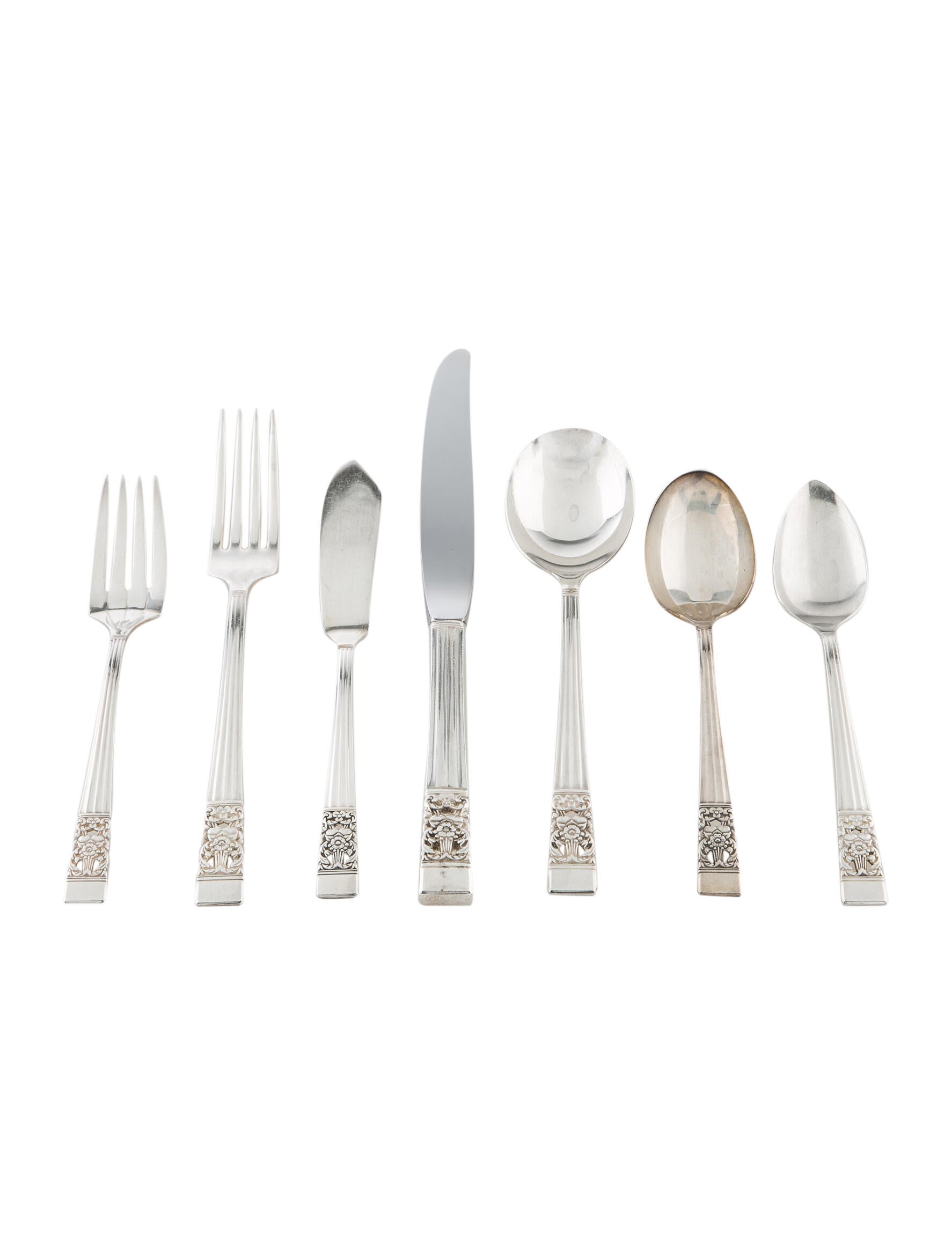 Tableware 60Piece Community Coronation Flatware Set Silver, 60