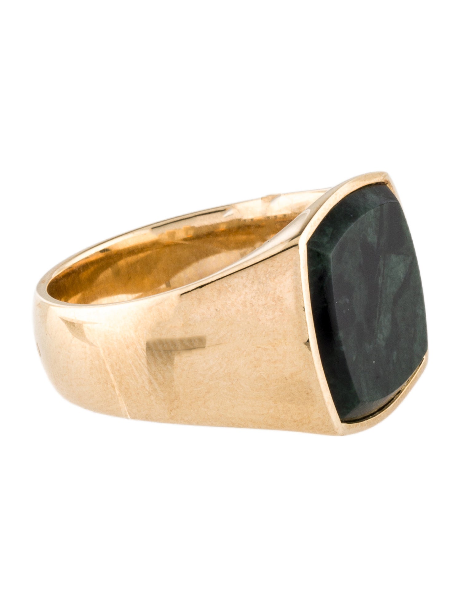 Tom Wood 9K Stone Signet Ring